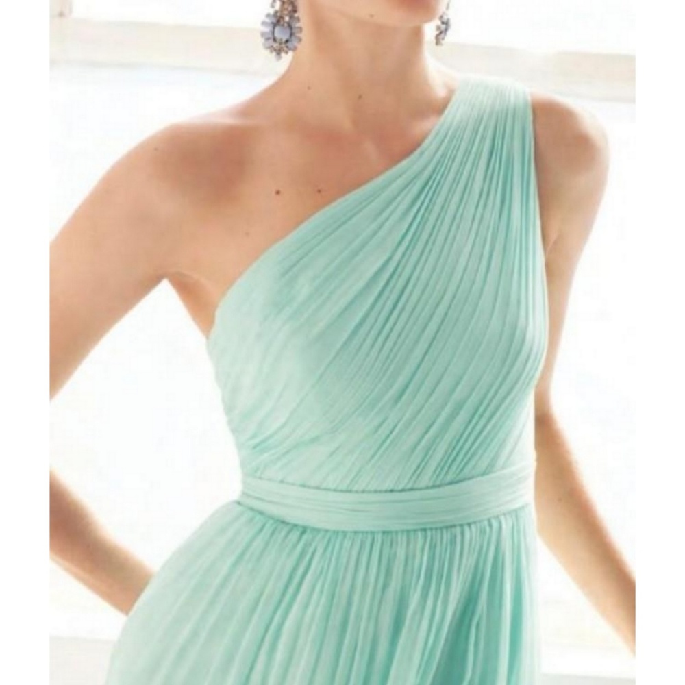 J CREW Kylie bright seaside mint dress size 10 - Picture 2 of 3